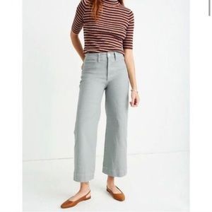 NWT Madewell Emmett Wide Leg Crop Pants